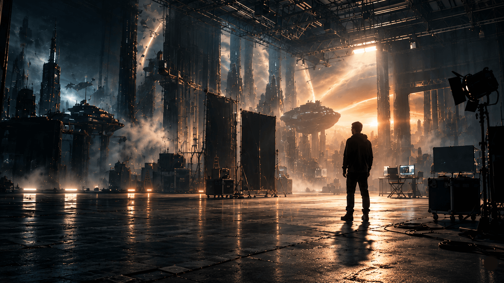Final composite VFX frame — finished cinematic shot
